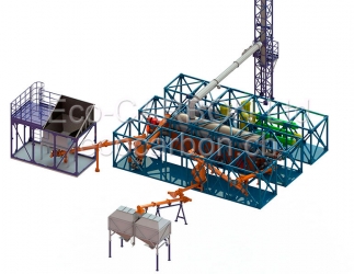 Continuous pyrolysis plant TDP-2-800